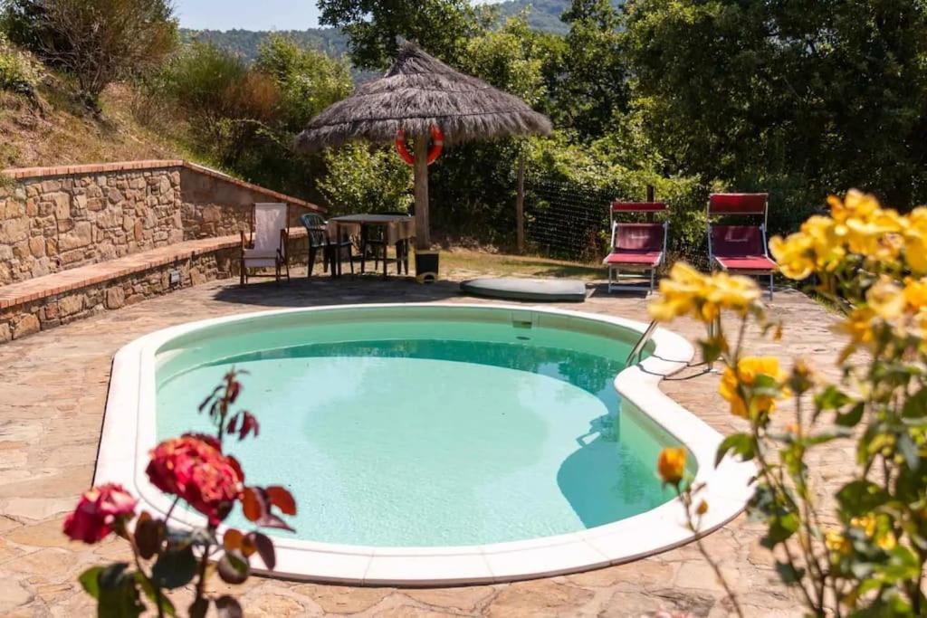 Agriturismo Con Piscina In Toscana, Tribbiano 아레초 외부 사진